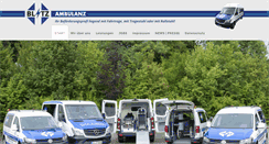 Desktop Screenshot of blitz-ambulanz.de